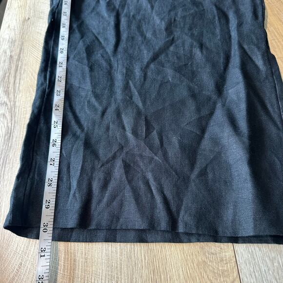 Banana Republic The Everyday Wide Leg Linen Pant Black XXL 713516 - Picture 10 of 10